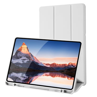 Techsuit "Flex Trifold” tok ceruzatartóval Samsung Galaxy Tab S6 Lite 2020 / 2022 / 2024 készülékhez - gray