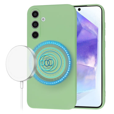 Techsuit SoftFlex MagSafe szilikon tok Samsung Galaxy A55 készülékhez - mint