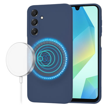 Techsuit SoftFlex MagSafe szilikon tok Samsung Galaxy A16 4G / A16 5G készülékhez - kék