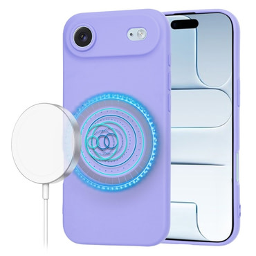 Techsuit SoftFlex MagSafe szilikon tok iPhone Air készülékhez - lila