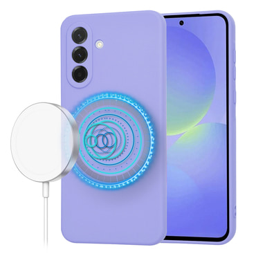 Techsuit SoftFlex MagSafe szilikon tok Samsung Galaxy A36 készülékhez - lila