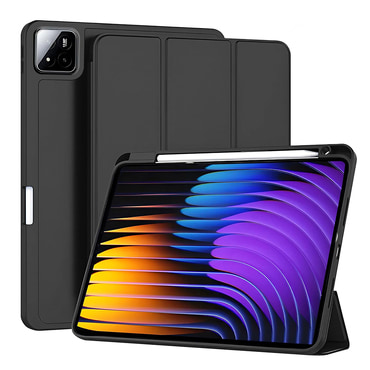 Techsuit "Flex Trifold” tok ceruzatartóval Xiaomi Pad 7 / 7 Pro készülékhez - black