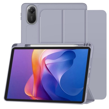Techsuit "Flex Trifold” tok ceruzatartóval Xiaomi Redmi Pad 2 készülékhez - purple