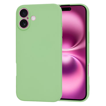 Techsuit SoftFlex szilikon tok iPhone 16 Plus készülékhez - menta