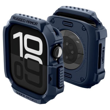 Tok Spigen "Rugged Armor V2" Apple Watch 42mm órákhoz - navy blue