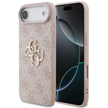 Eredeti kemény TPU tok Guess "4G Big Metal Logo" iPhone Air készülékekhez - pink