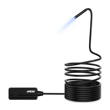 Ancel W655 WiFi endoszkópos kamera 2 MP érzékelővel, 5 m kábellel és 450 mAh akkumulátorral - fekete