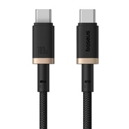 USB-C töltő- és adatkábel Baseus Dura Series - 100W, 480Mbps - 2 m - arany/fekete