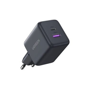 Fali töltő Ugreen X516 30W USB-C és USB-A gyorstöltéssel – szürke