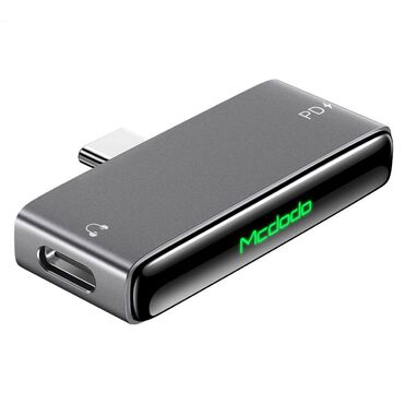 USB-C → 2x USB-C adapter Mcdodo CA-7670 60W gyorstöltéssel, Hi-Res hanggal és DAC chippel – fekete
