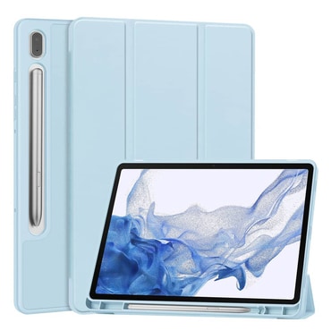 Techsuit "Flex Trifold” tok ceruzatartóval Xiaomi Redmi Pad 2 Pro készülékhez - sky blue