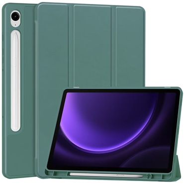 Techsuit "Flex Trifold” tok ceruzatartóval Xiaomi Redmi Pad 2 Pro készülékhez - green