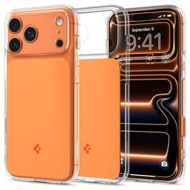 Tok Spigen "Ultra Hybrid T MagFit" iPhone 17 Pro Max készülékekhez - glossy orange
