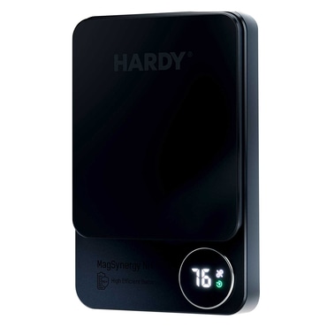 3mk "MagSynergy" 22.5W vezeték nélküli power bank, 5000 mAh kapacitással és MagSafe technológiával – fekete