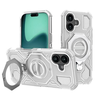 Hibrid tok "Carbon Shield Pro" iPhone 17 készülékekhez - white transparent