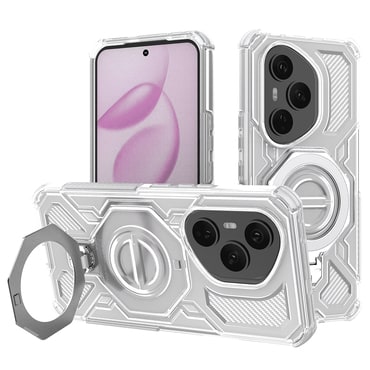 Hibrid tok "Carbon Shield Pro" Honor 400 Pro készülékekhez - white transparent