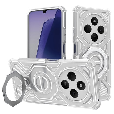 Hibrid tok "Carbon Shield Pro" Xiaomi Redmi 14C / Poco C75 készülékekhez - white transparent