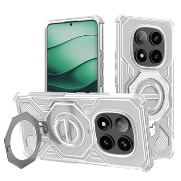 Hibrid tok "Carbon Shield Pro" Xiaomi Redmi Note 14 Pro Plus 5G készülékekhez - white transparent