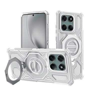 Hibrid tok "Carbon Shield Pro" Motorola Edge 60 Pro készülékekhez - white transparent