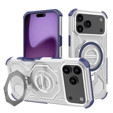 Hibrid tok "Carbon Shield Pro" iPhone 17 Pro Max készülékekhez - blue transparent