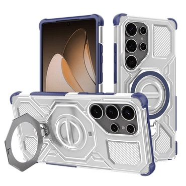 Hibrid tok "Carbon Shield Pro" Samsung Galaxy S25 Ultra készülékekhez - blue transparent