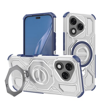 Hibrid tok "Carbon Shield Pro" Honor 400 Lite készülékekhez - blue transparent