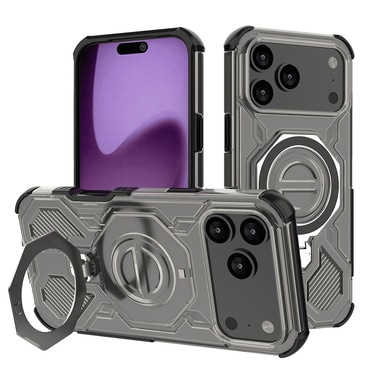 Hibrid tok "Carbon Shield Pro" iPhone 17 Pro Max készülékekhez - smoke black