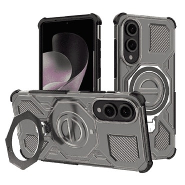 Hibrid tok "Carbon Shield Pro" Samsung Galaxy S25 Edge készülékekhez - smoke black