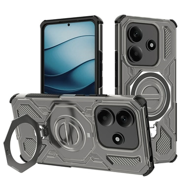 Hibrid tok "Carbon Shield Pro" Xiaomi Redmi Note 14 5G készülékekhez - smoke black