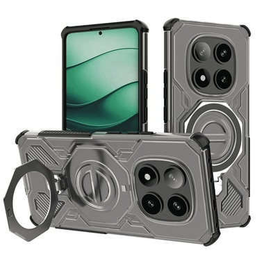 Hibrid tok "Carbon Shield Pro" Xiaomi Redmi Note 14 Pro 5G / Poco X7 készülékekhez - smoke black