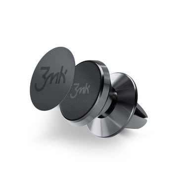 Mágneses alumínium tartó szellőzőnyílásra 3mk "Holder Power" – fekete