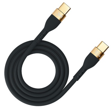 USB-C → USB-C töltő- és adatkábel 3mk "Hyper Silicone" – 100W – 2 m – fekete