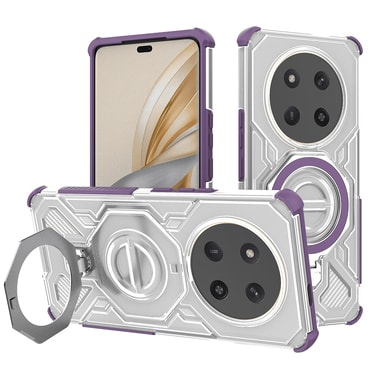 Hibrid tok "Carbon Shield Pro" Honor Magic7 Lite / X9c készülékekhez - purple transparent