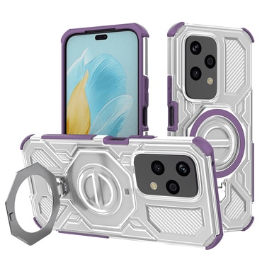 Hibrid tok "Carbon Shield Pro" Honor 200 Lite készülékekhez - purple transparent