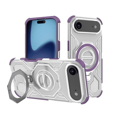Hibrid tok "Carbon Shield Pro" iPhone Air készülékekhez - purple transparent