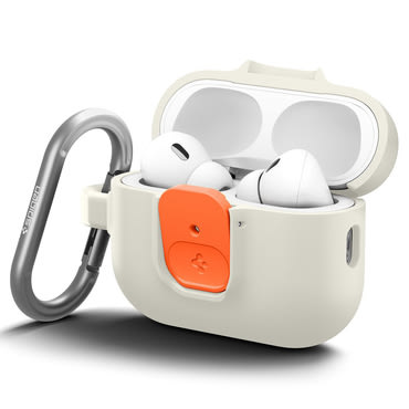 Tok Spigen "Nano Pop" Apple AirPods Pro 3 fülhallgatókhoz - orange beige